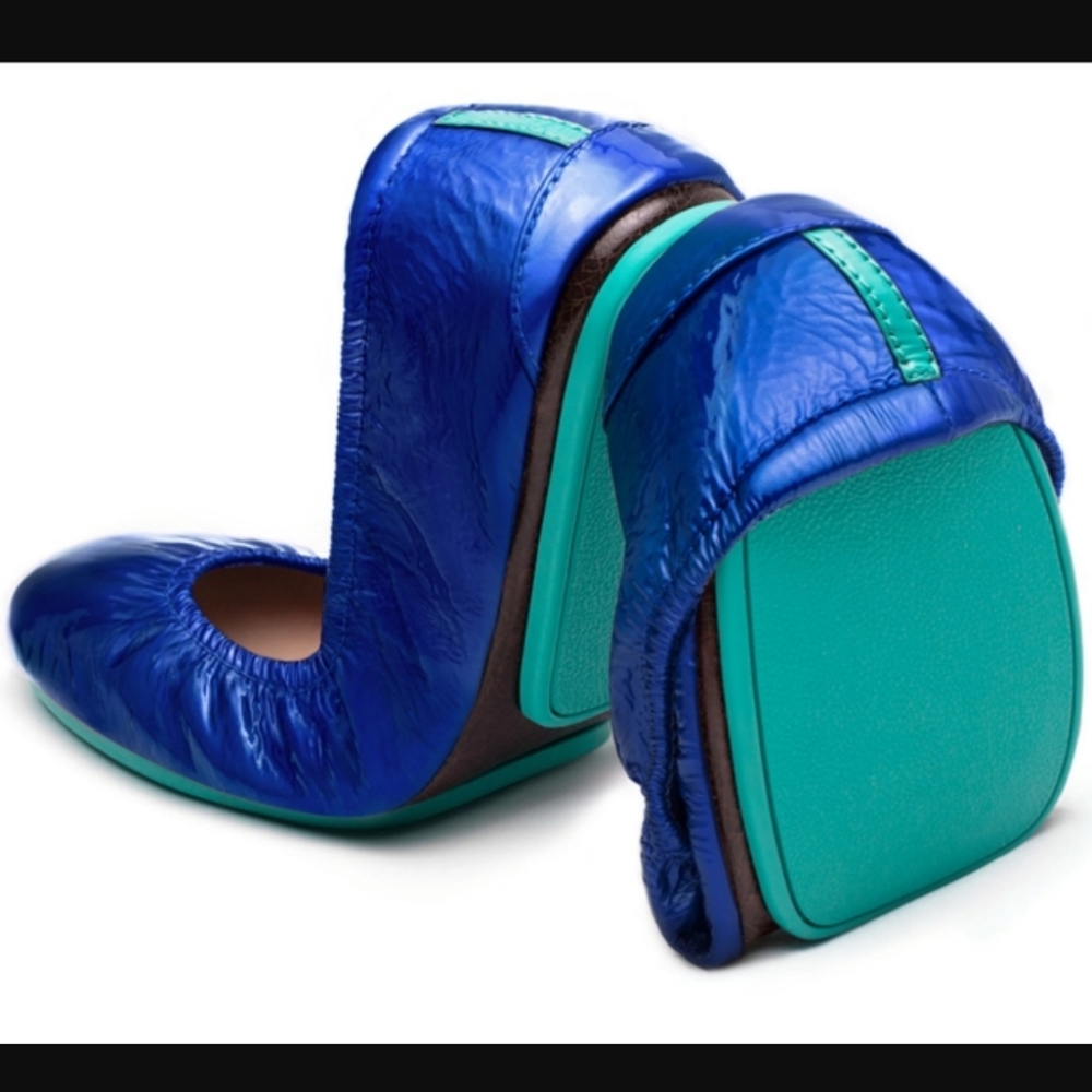 Tieks Flats - Sapphire Blue Patent - 7
